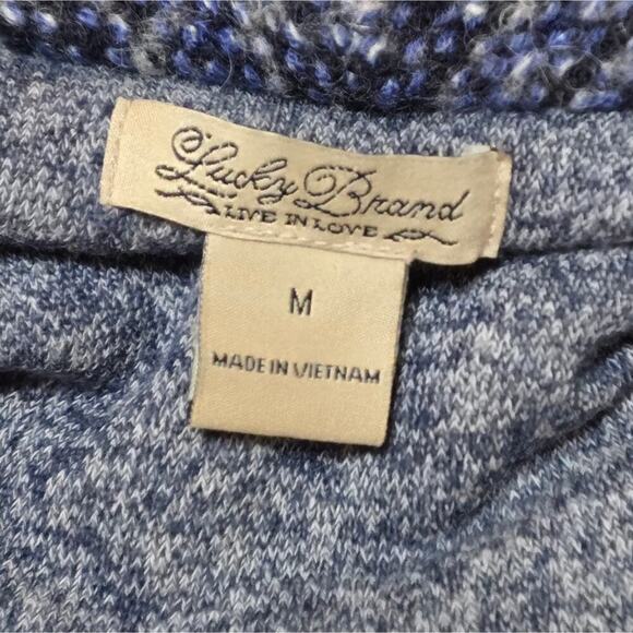 Lucky brand Wool Blend Waterfall Western Cardigan Sweater Jacket Size Small - Picture 6 of 6